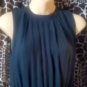 H&M Conscious long dress dark blue size xs